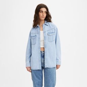 Levi’s oversized denim button down✨